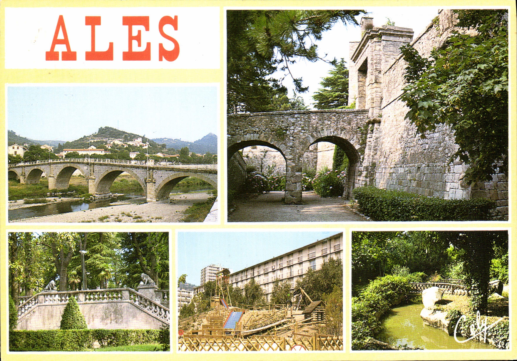 CPM Ales Le Pont de Rochebelle 