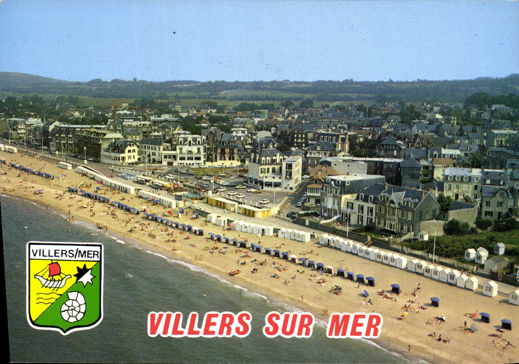 CPM La Cote Fleurie Villers sur mer Calvados Vue generale de la plage