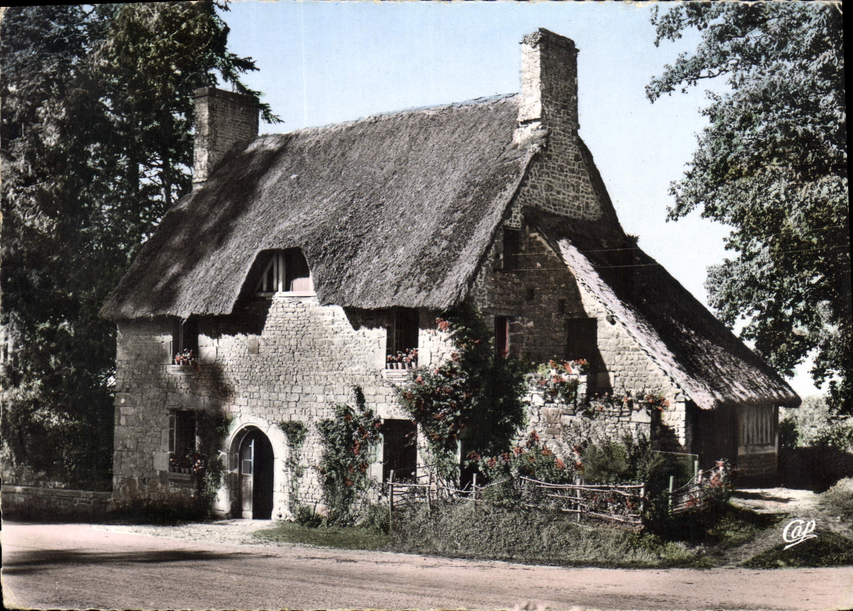 CPM La Luxuriante Normande Maison Normande au toit de chaume