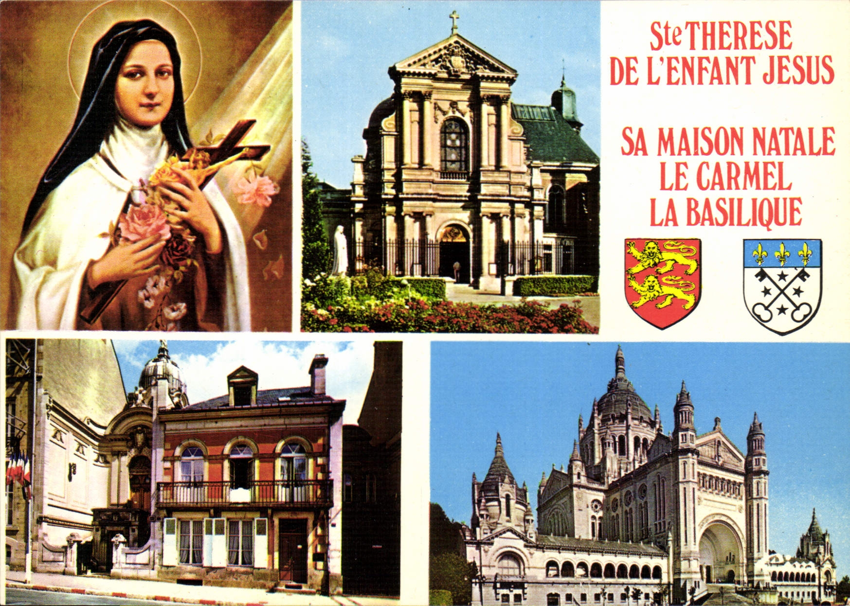 CPM Lisieux Calvados Ste Therese de l'Enfant Jesus 