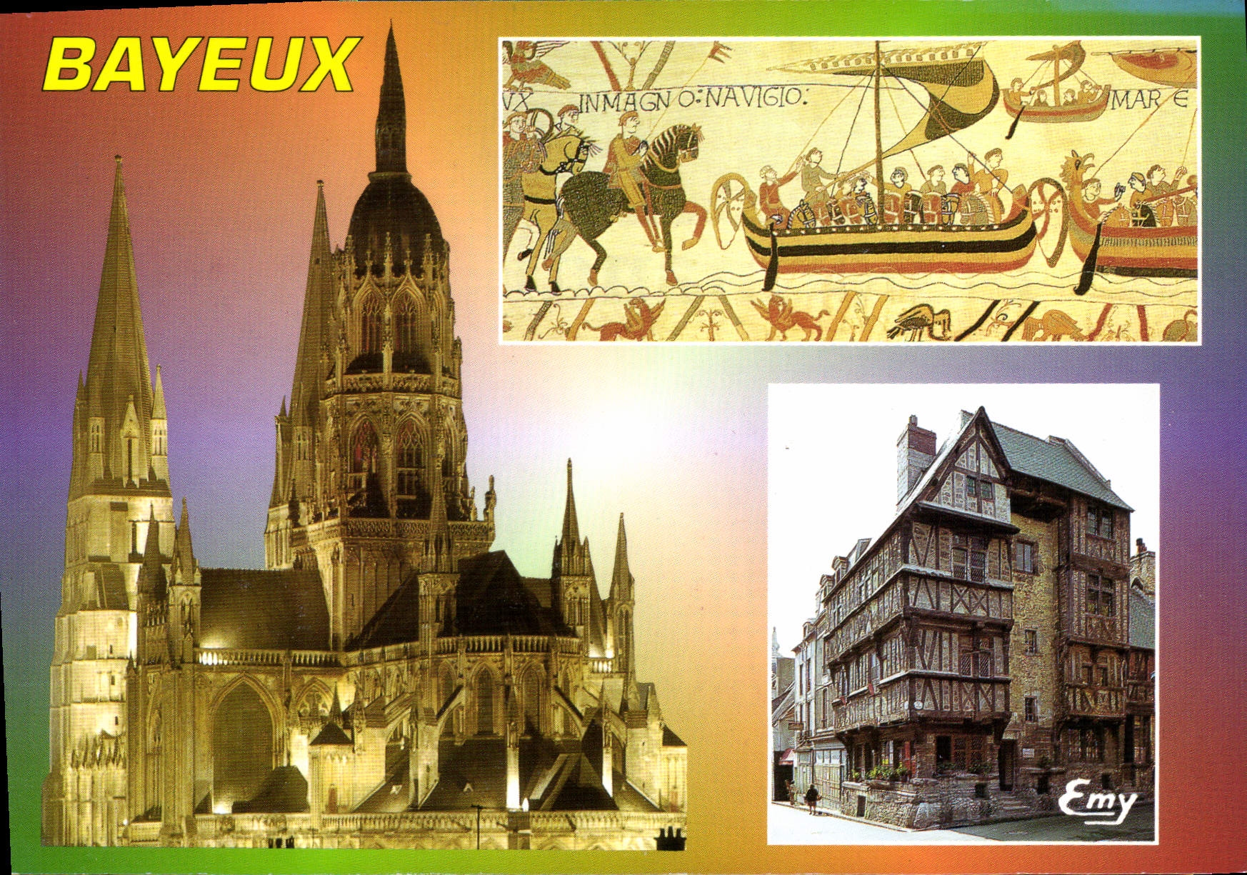 CPM Lisieux Calvados La Cathedrale Notre Dame XIe et XIXe siecle 