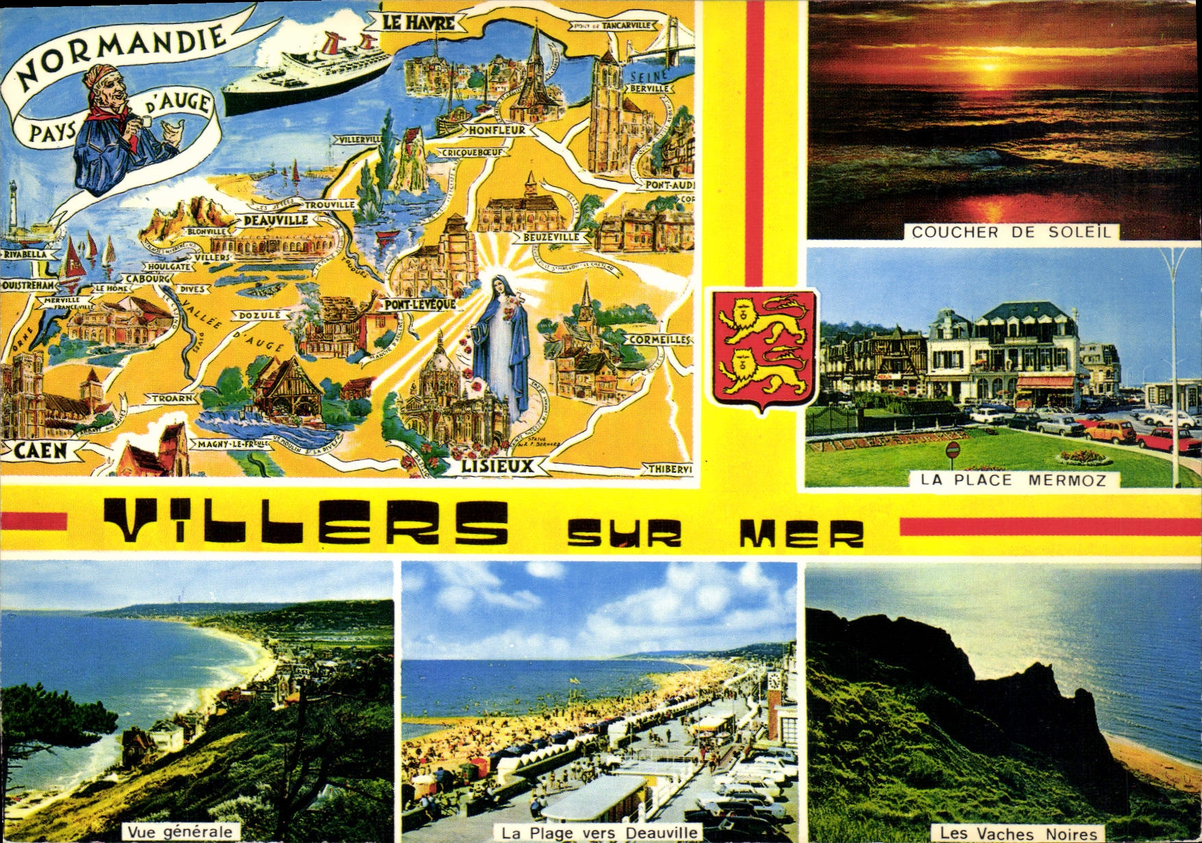 CPM La Cote Fleurie Villers sur Mer Calvados
