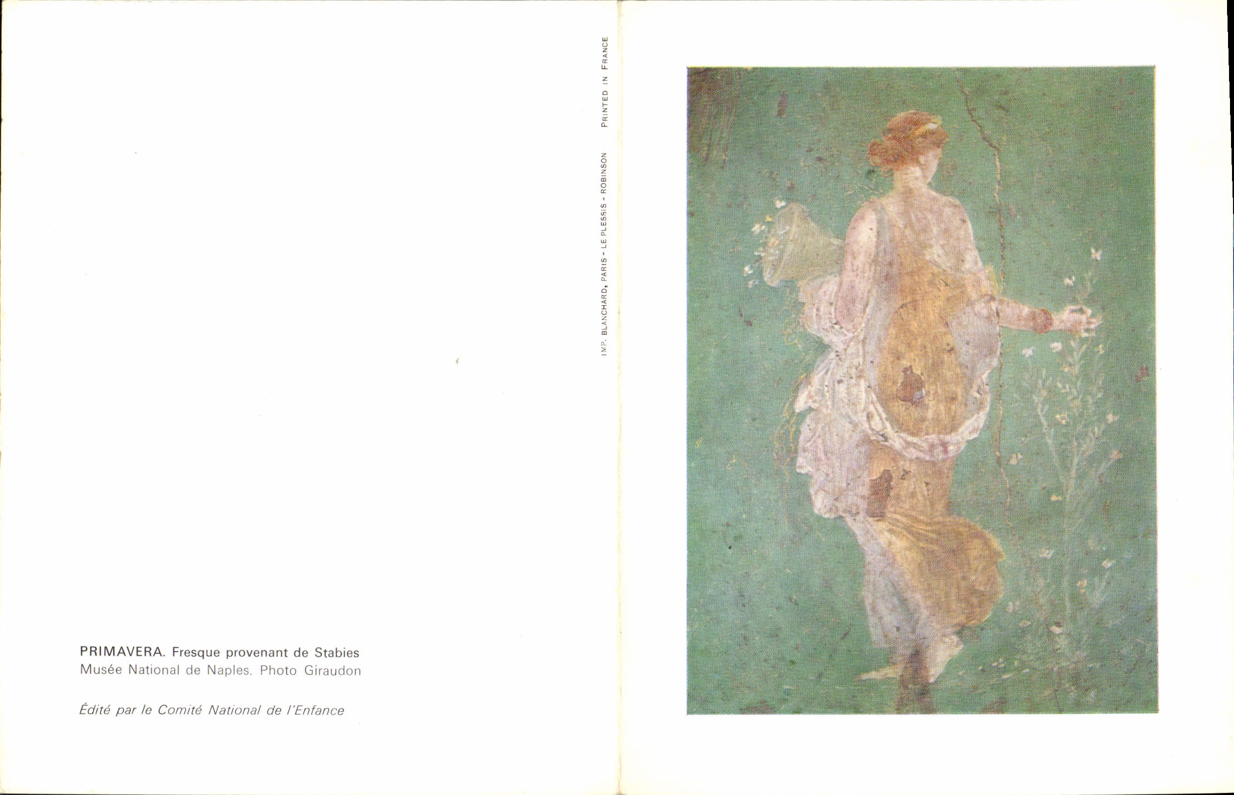 CPM Primavera Fresque provenant de Stabies 