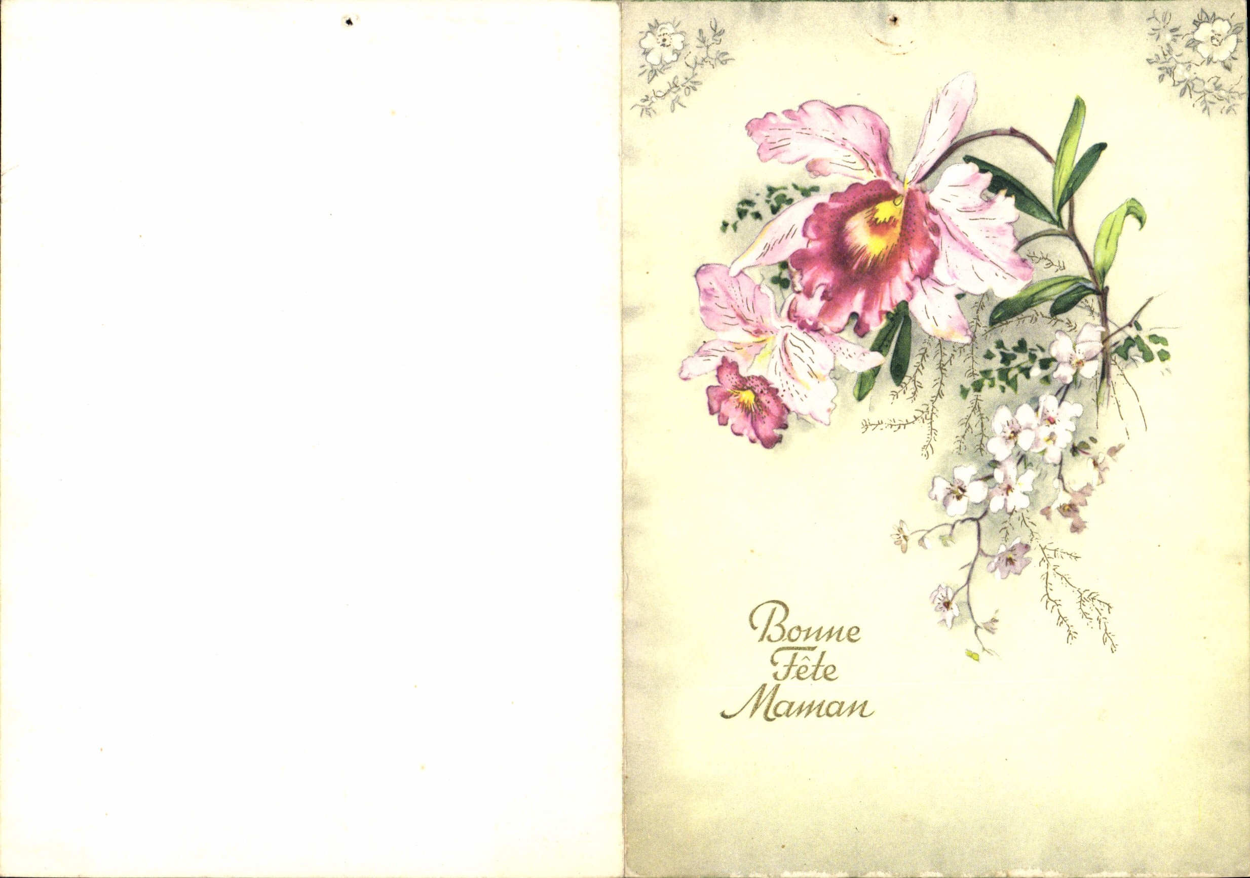 CPM Bonne Fete Maman Fleurs