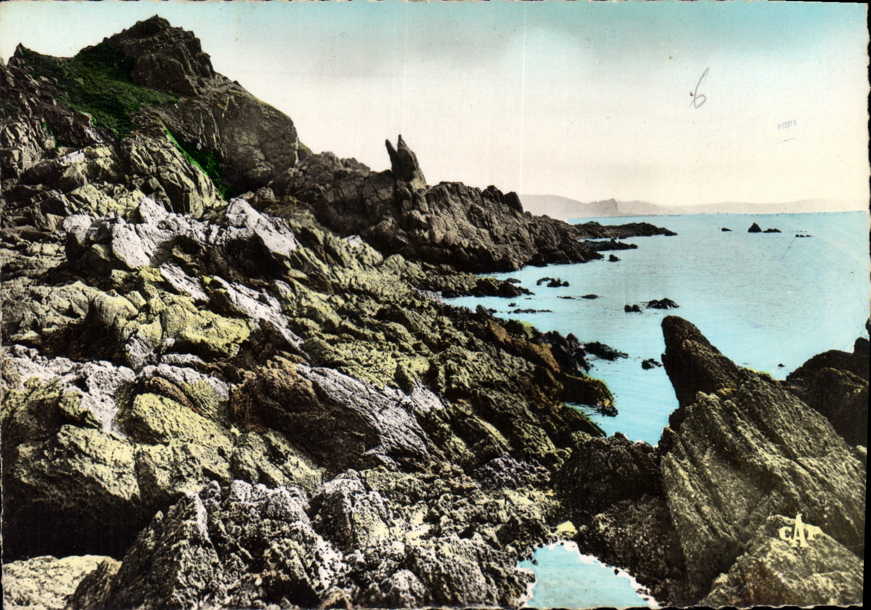 CPM Cancale Les Rochers de la Pointe du Grouin vus de la Mer