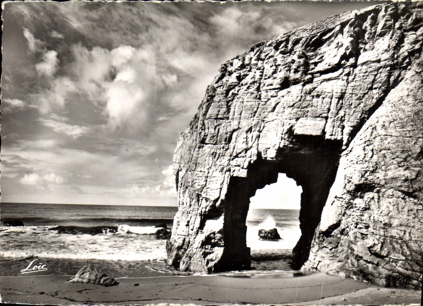 CPM Presqu'lle de Quiberon Port Blanc La Roche Perceo