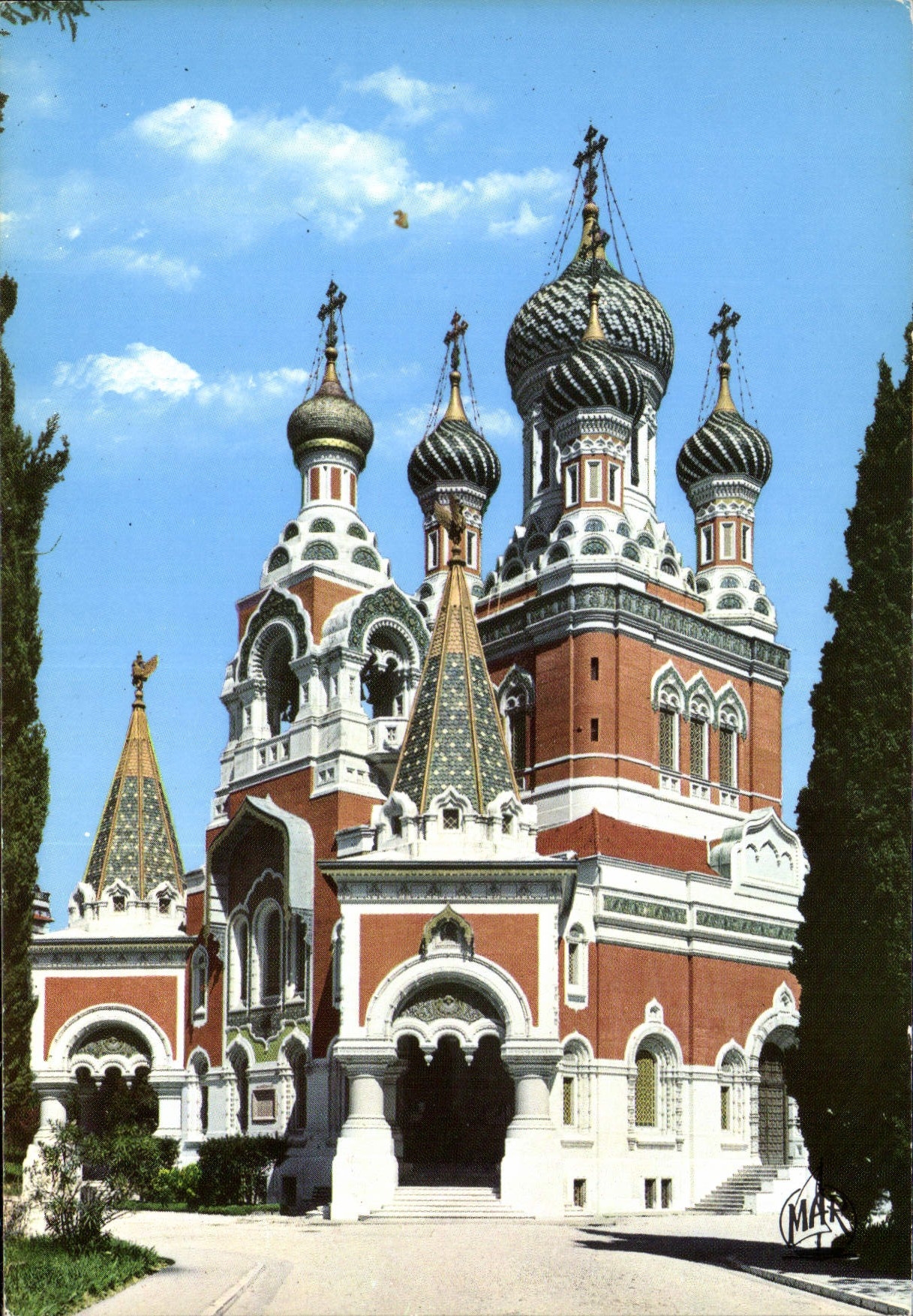 CPM La Cote d'Azur Nice Cathedrale orthodoxe Russe Russie Russia