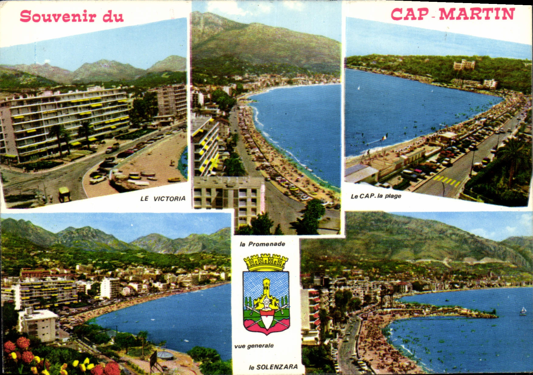 CPM Cote d'Azur Menton Le Cap Martin Vue generale La Promenade Les Plages