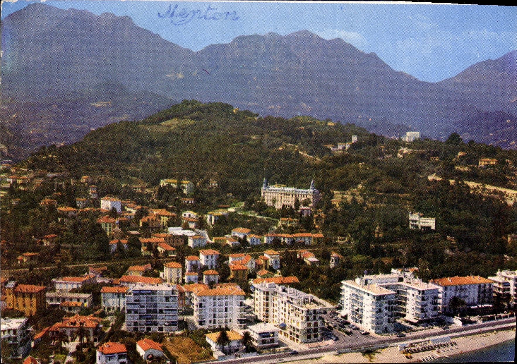 CPM Les Sites Merveilleux de la Cote d'Azur Menton