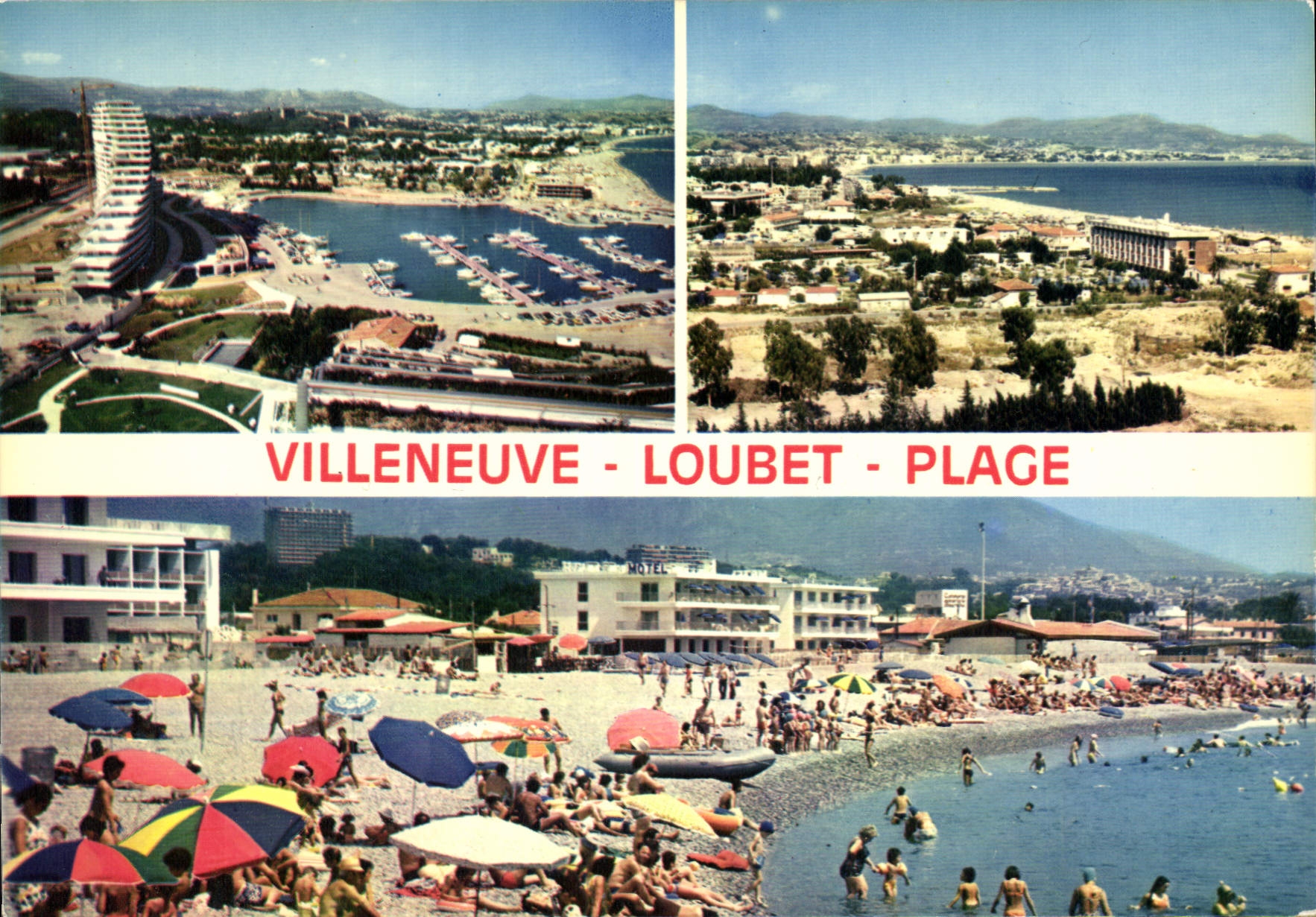 CPM La Cote d'Azur Villenueve Loubet Plage 