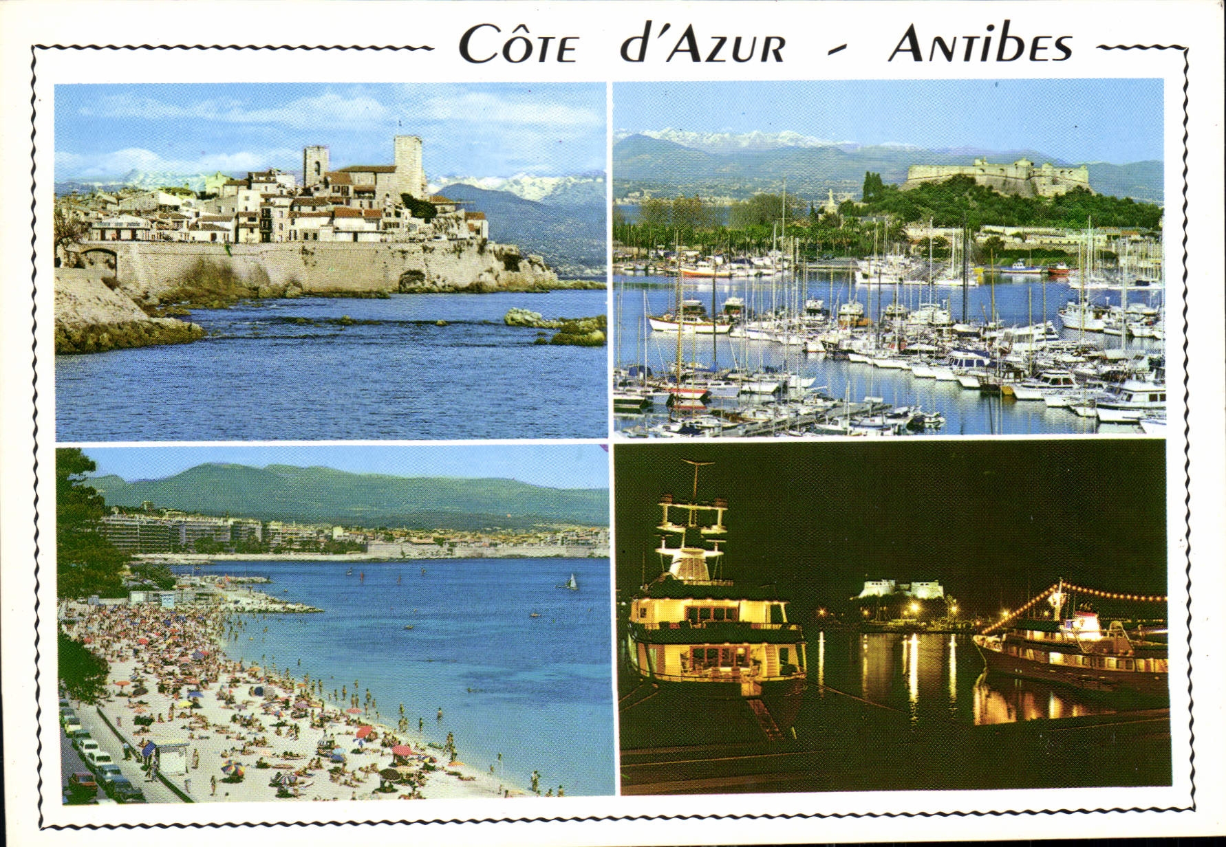 CPM Cote d'Azur Souvenir d'Antibes 