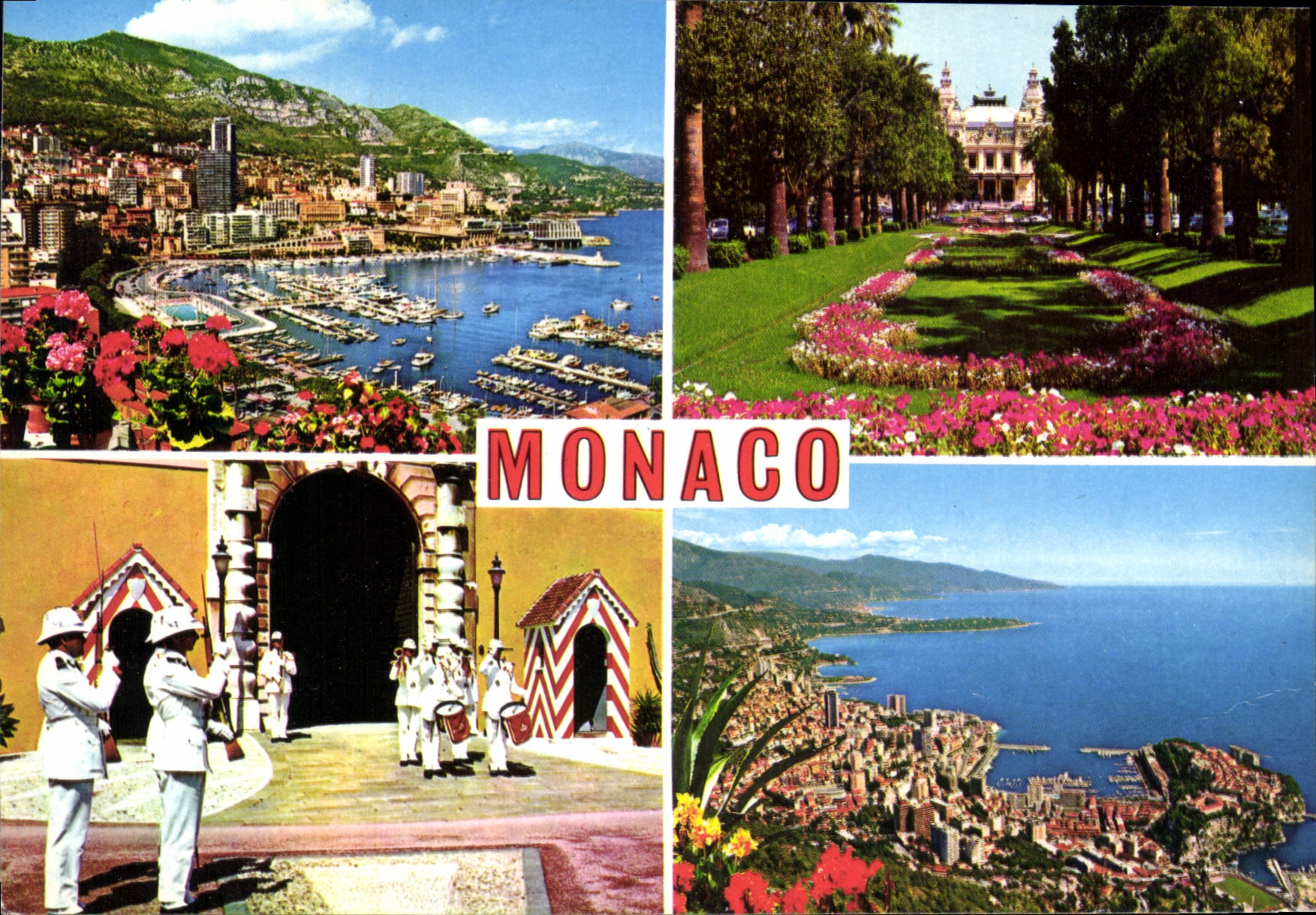 CPM Principaute de Monaco Vue generale Le Casin Le Palais 