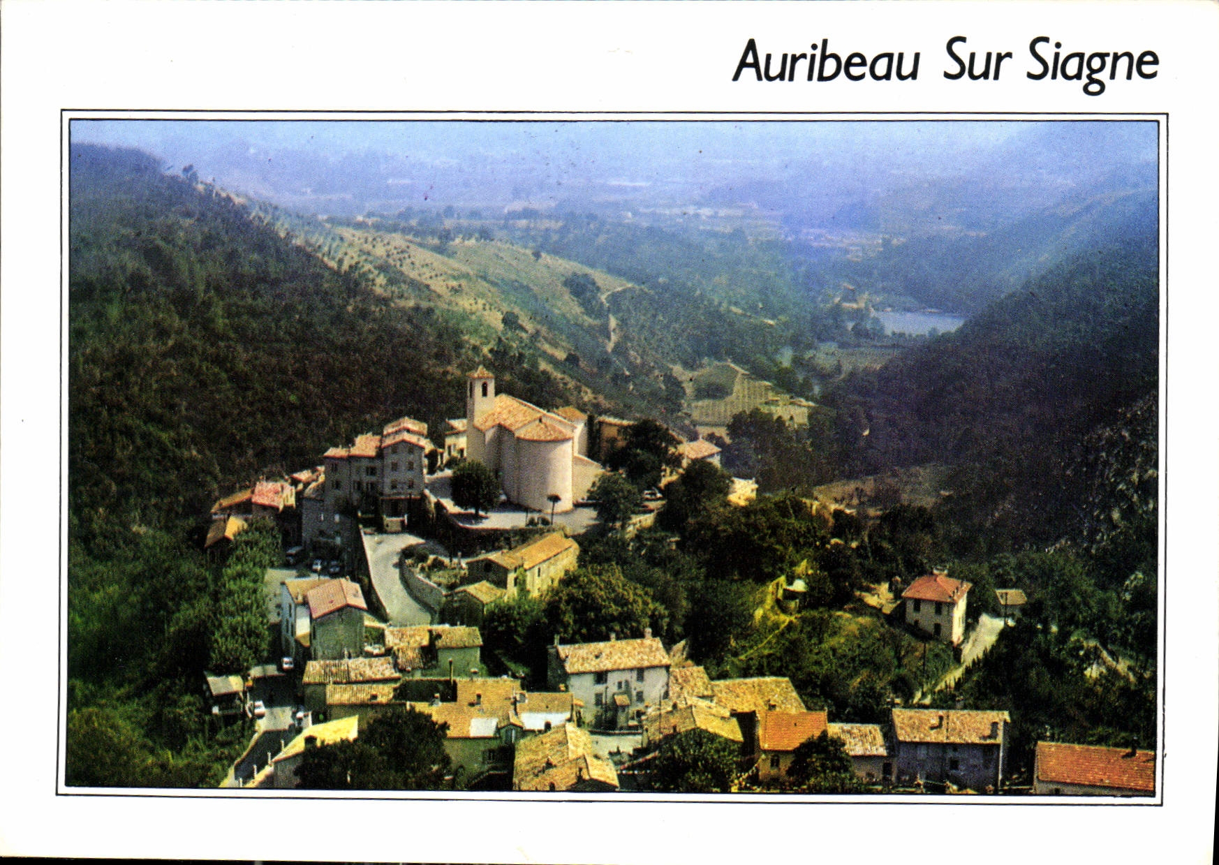 CPM Auribeau Alpes Mar Vue panoramique aerienne 