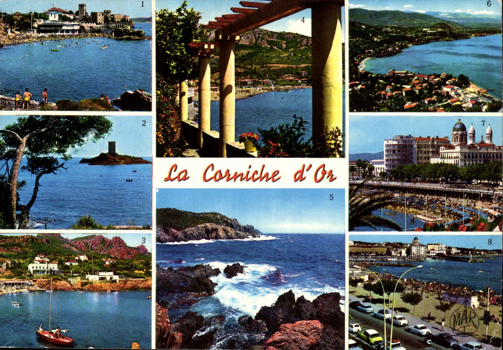 CPM La Cote d'Azur La Corniche d'Or 