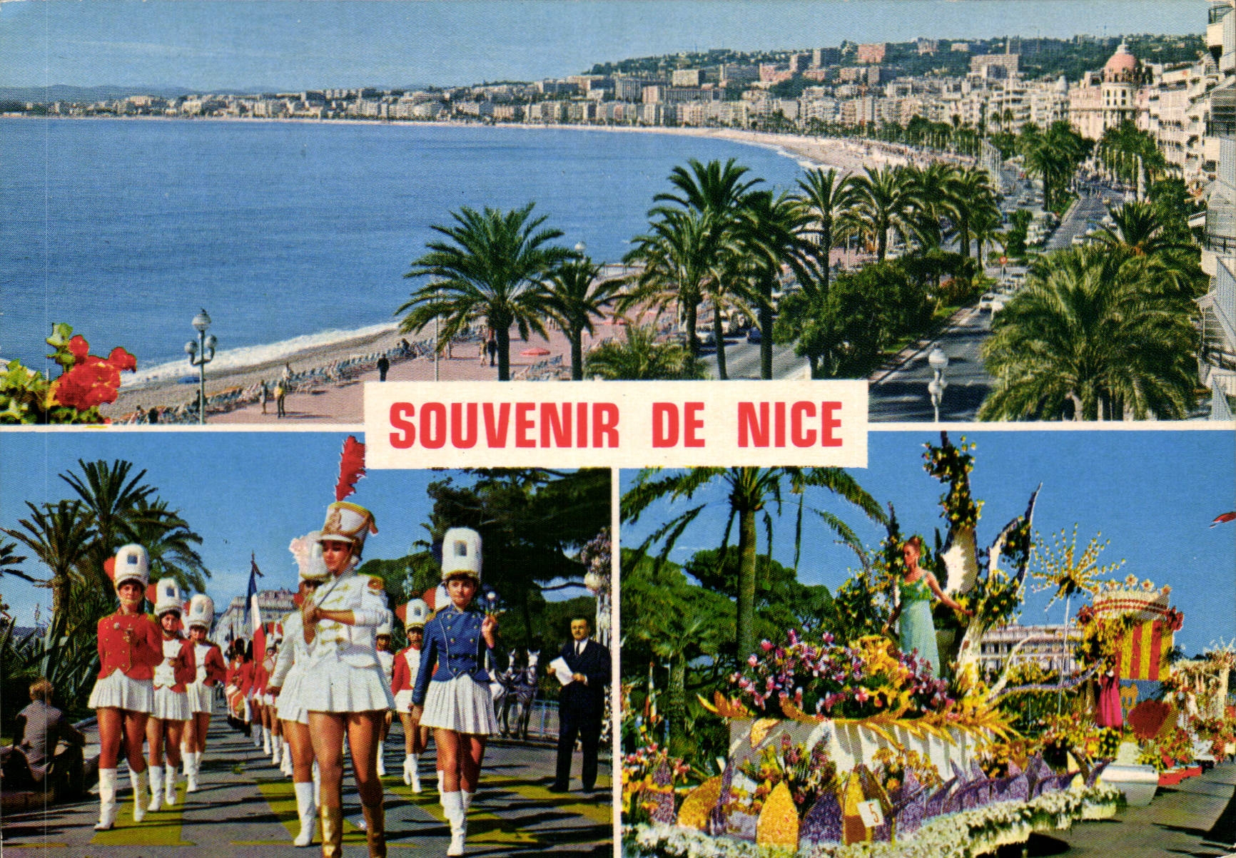 CPM Cote d'Azur Nice Alpes M Souvenir de Nice