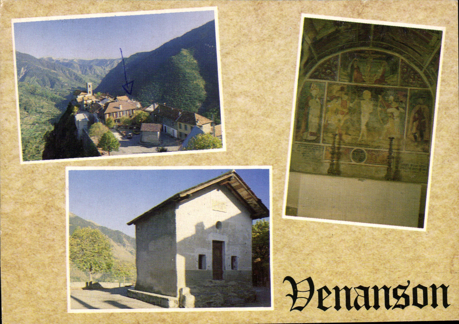 CPM Venanson Alpes Maritimes Hotel Restauarant Bella Vista 