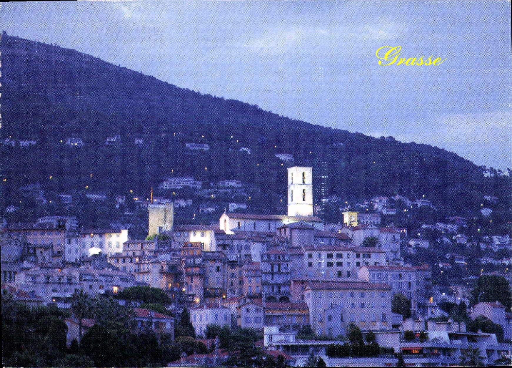CPM Grasse Capitale des parfums La ville illuminee 