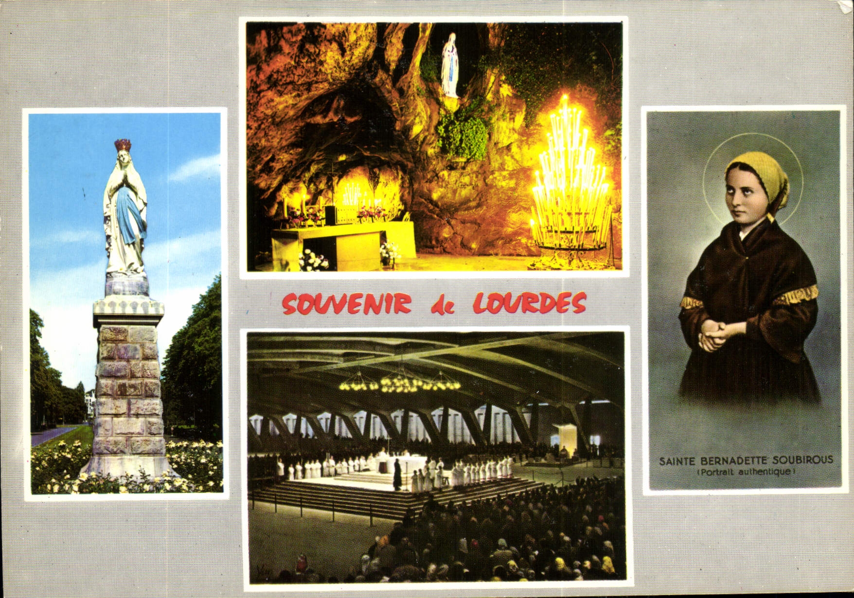 CPM Nos Belles Pyrenees Souvenir de Lourdes 
