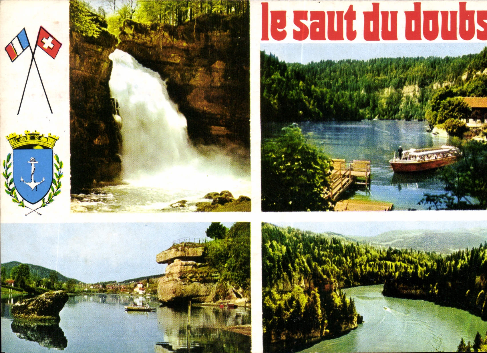 CPM Beaux sites du Doubs Le Saut du Doubs 