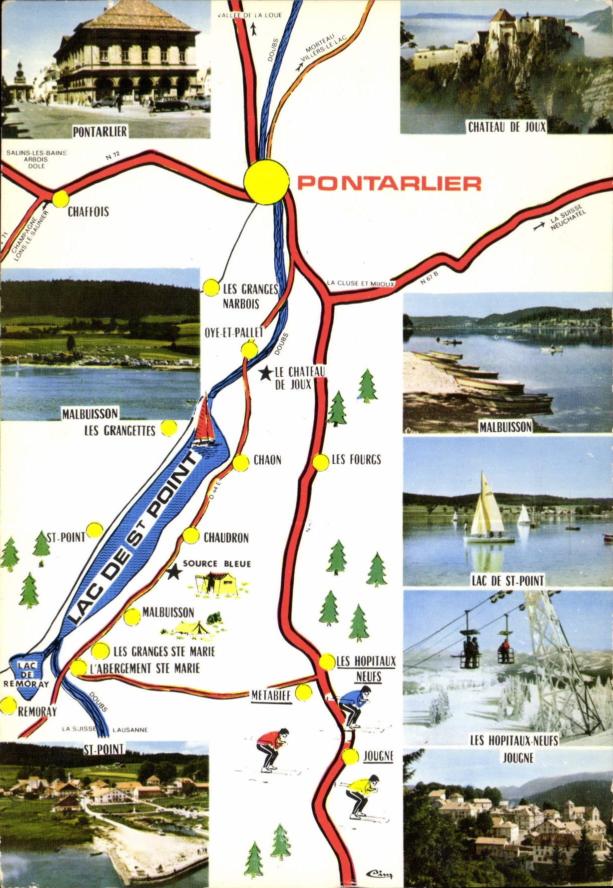 CPM Doubs Pittoresque 