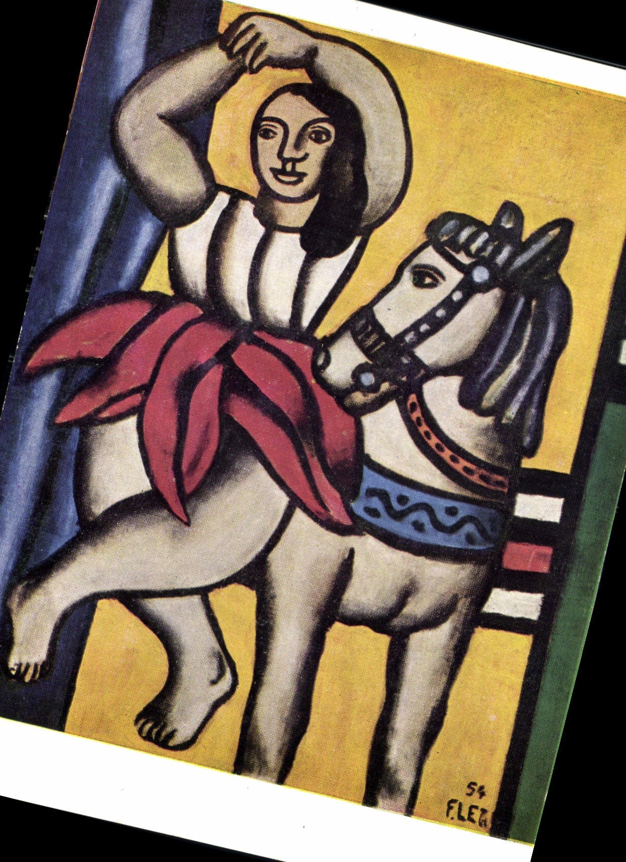 CPM Leger L'Ecuyere et le Cheval 