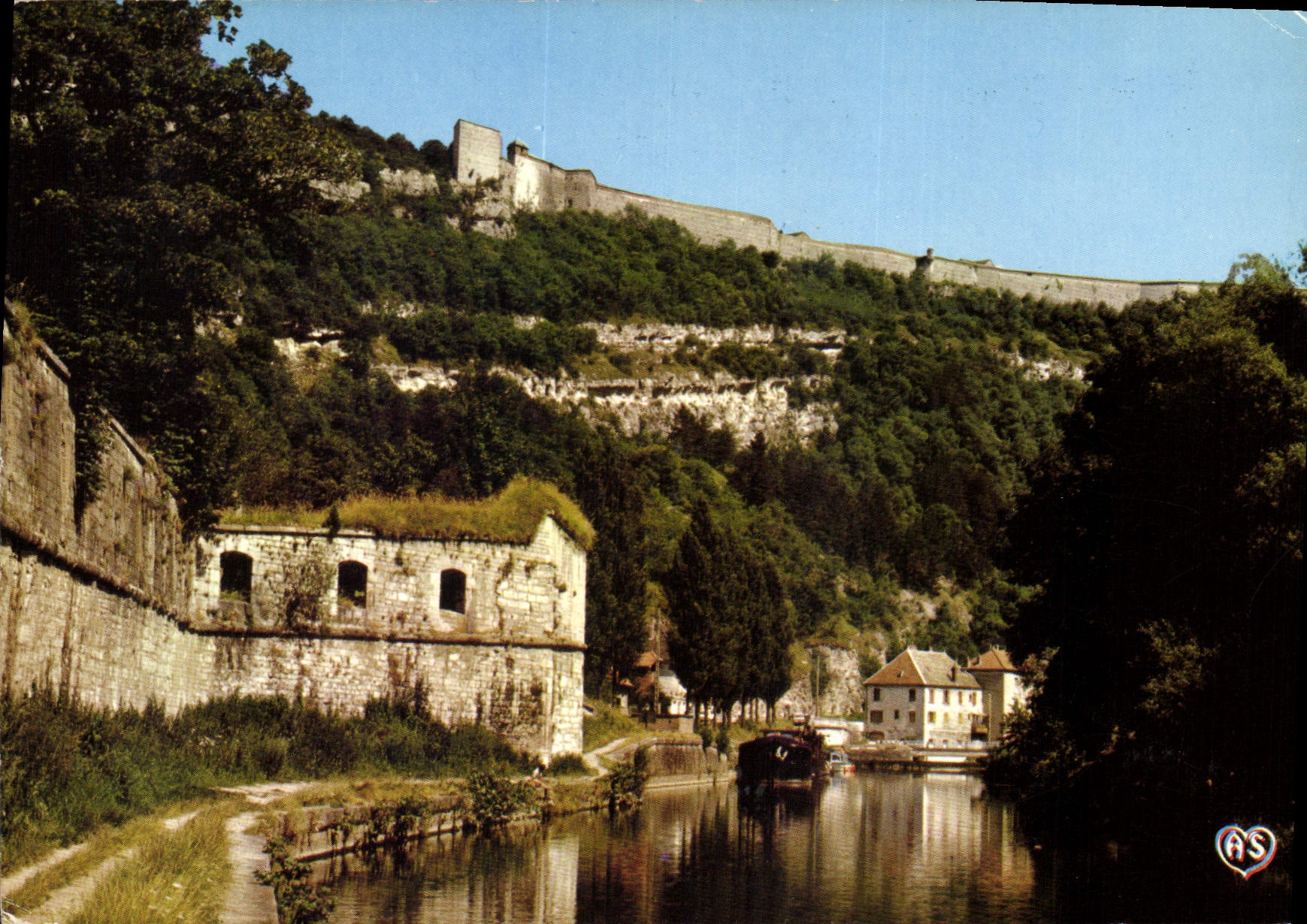 CPM La Franche Comte Pittoresque Besancon La Gare d'eau 