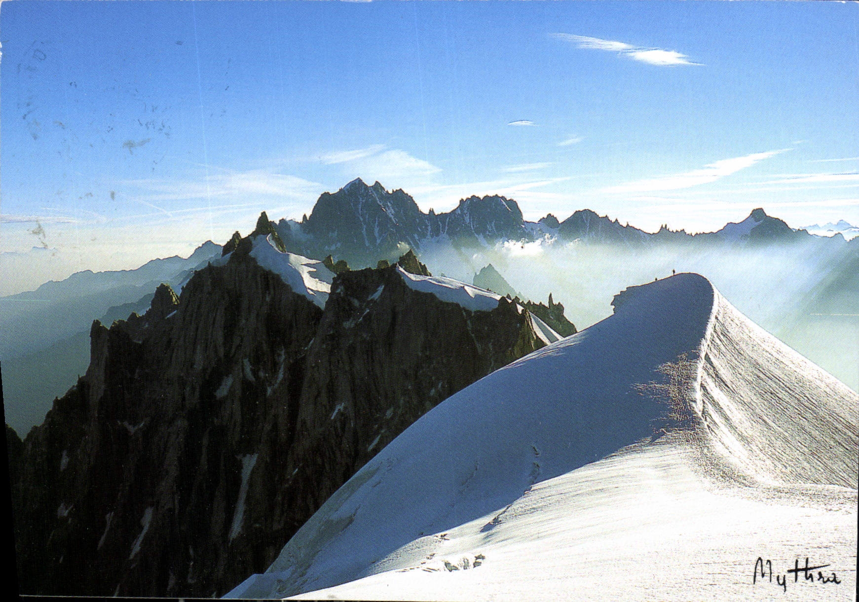 CPM Traversee Aiguille du Midi Aiguille du Plan 
