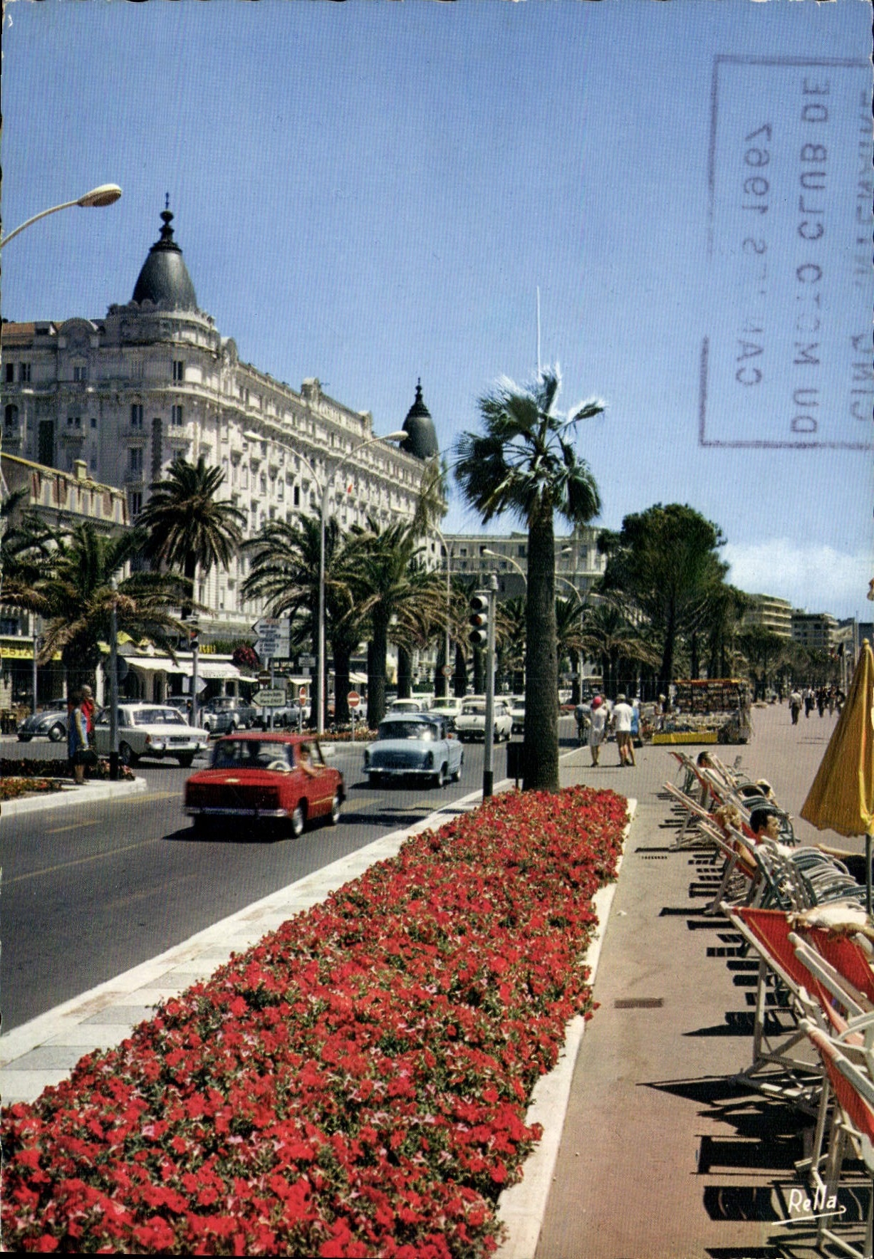 CPM La Cote d'Azur Cannes La Croisette et le Carlton Hotel