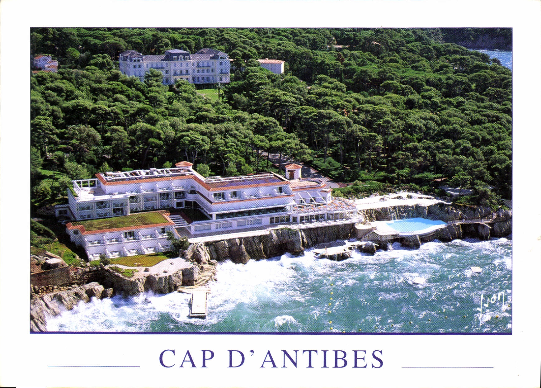 CPM Couleurs et Lumiere de France La Cote d'Azur Cap d'Antibes Alpes Maritimes 