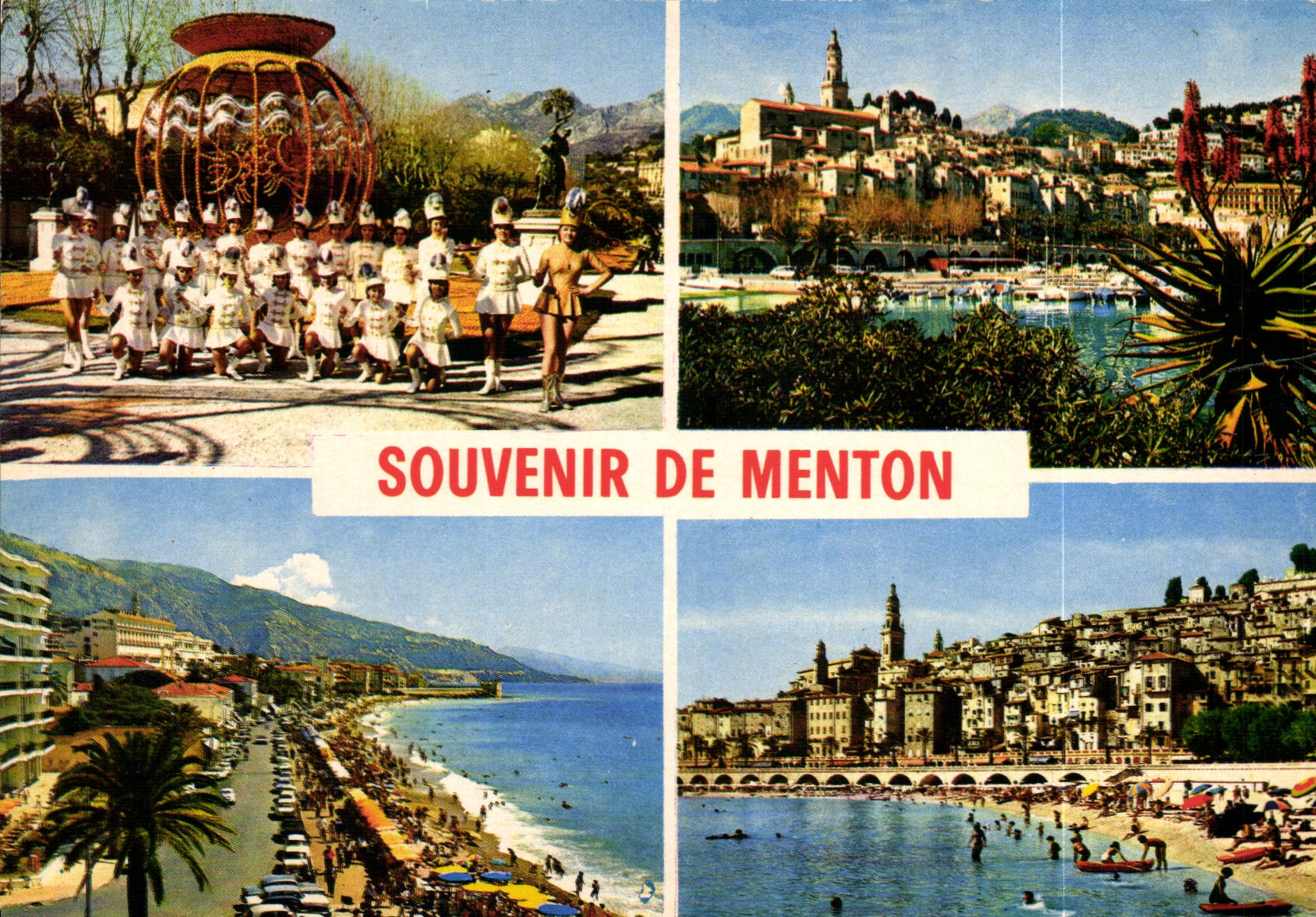 CPM Menton Cote d'Azur Souvenir de Menton