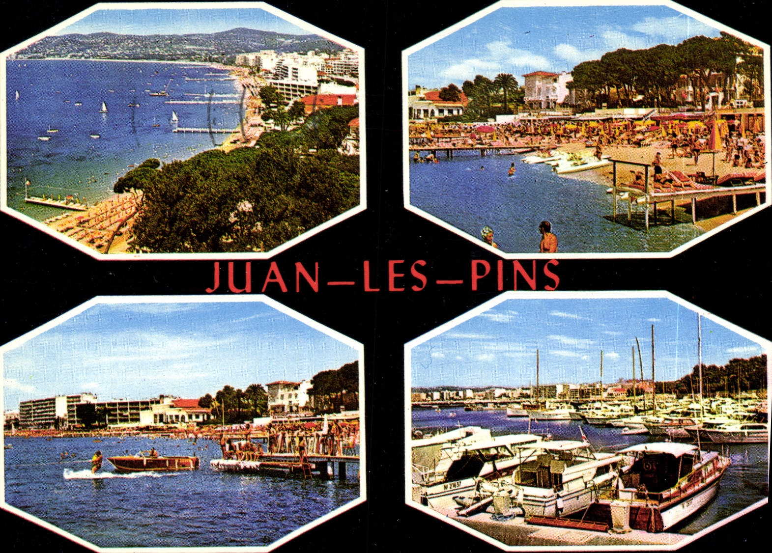 CPM Juan les Pins Alpes Maritimes Souvenir de Juan Les Pins 
