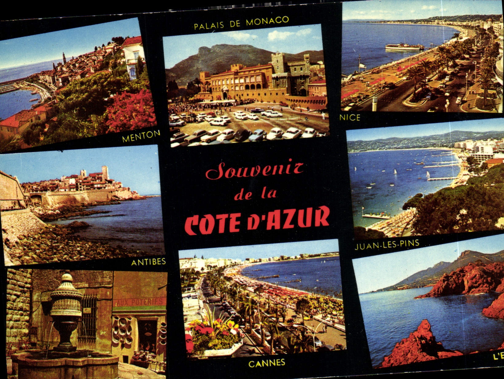 CPM Souvenir de la Cote d'Azur 