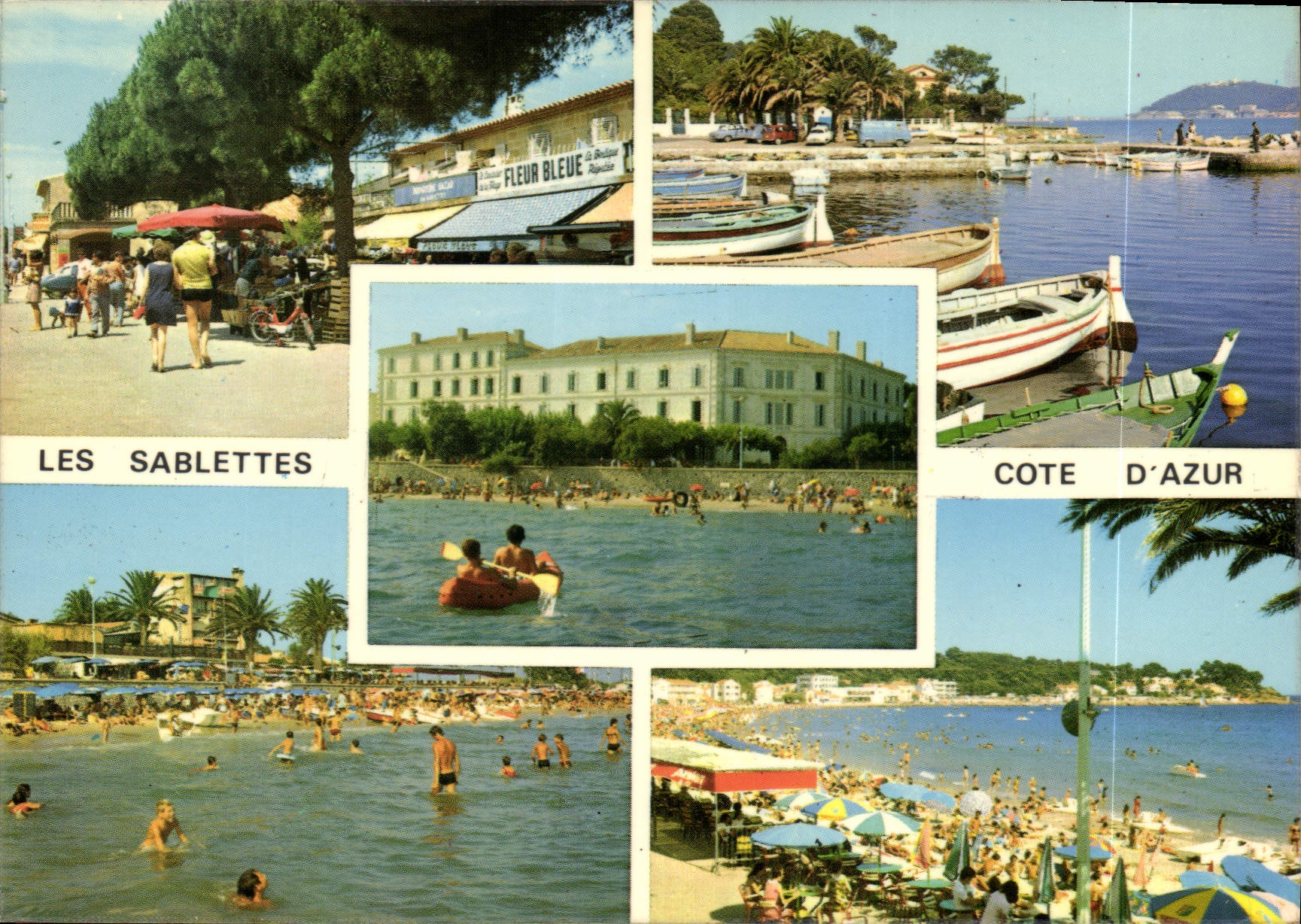 CPM Lumiere et Beaute de la Cote d'Azur Souvenir des Sablettes 