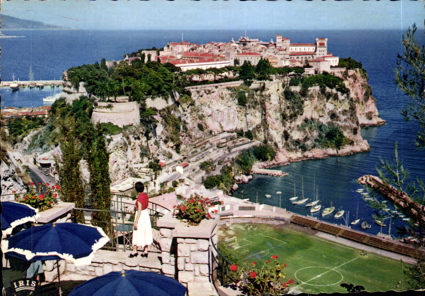 CPM Reflets de la Cote d'Azur Le Rocher de Monaco vu du Jardin Exotique 
