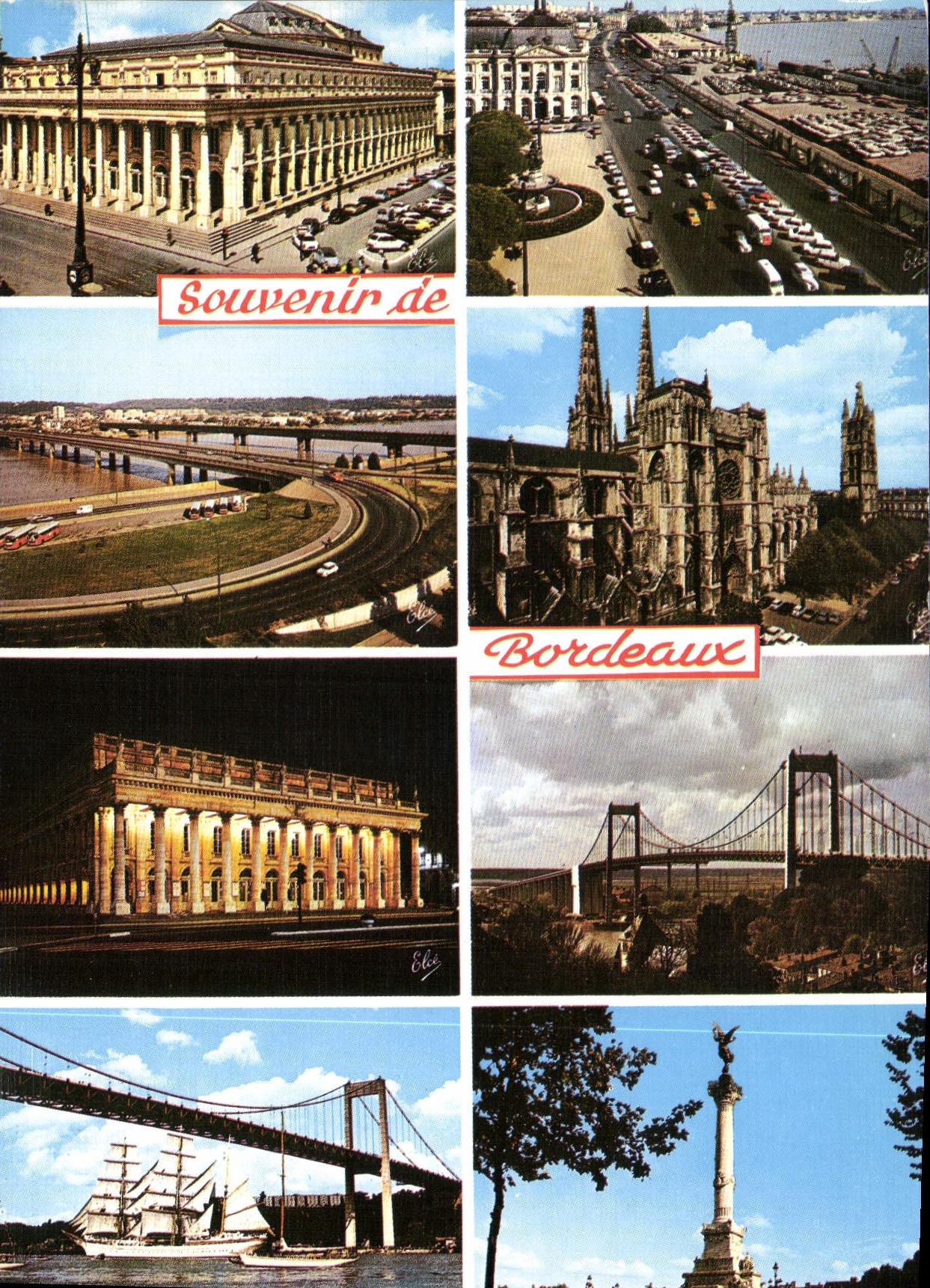 CPM Bordeaux de gouche a droite 