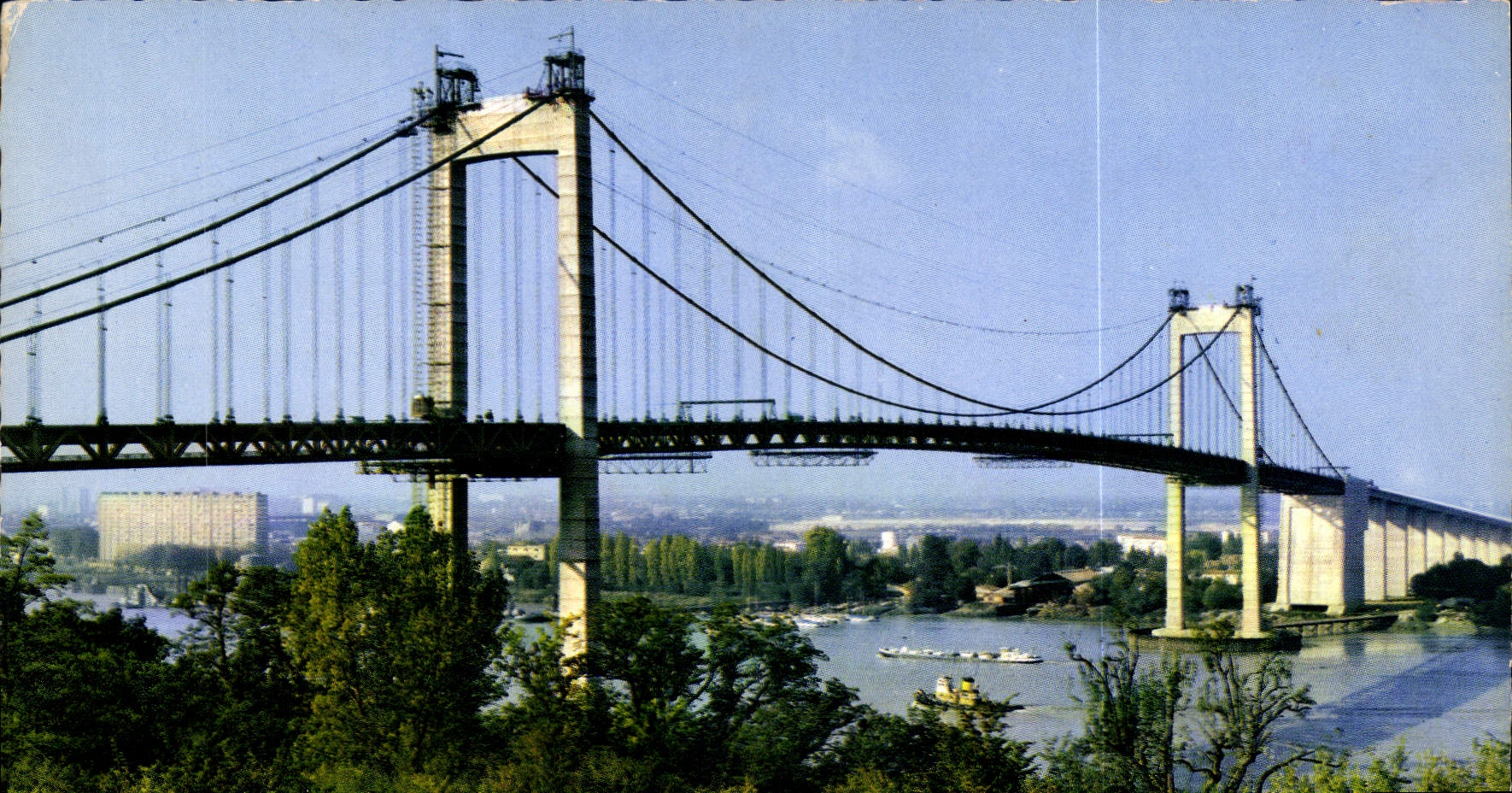CPM Bordeaux Gironde Le grand pont de Bordeaux 