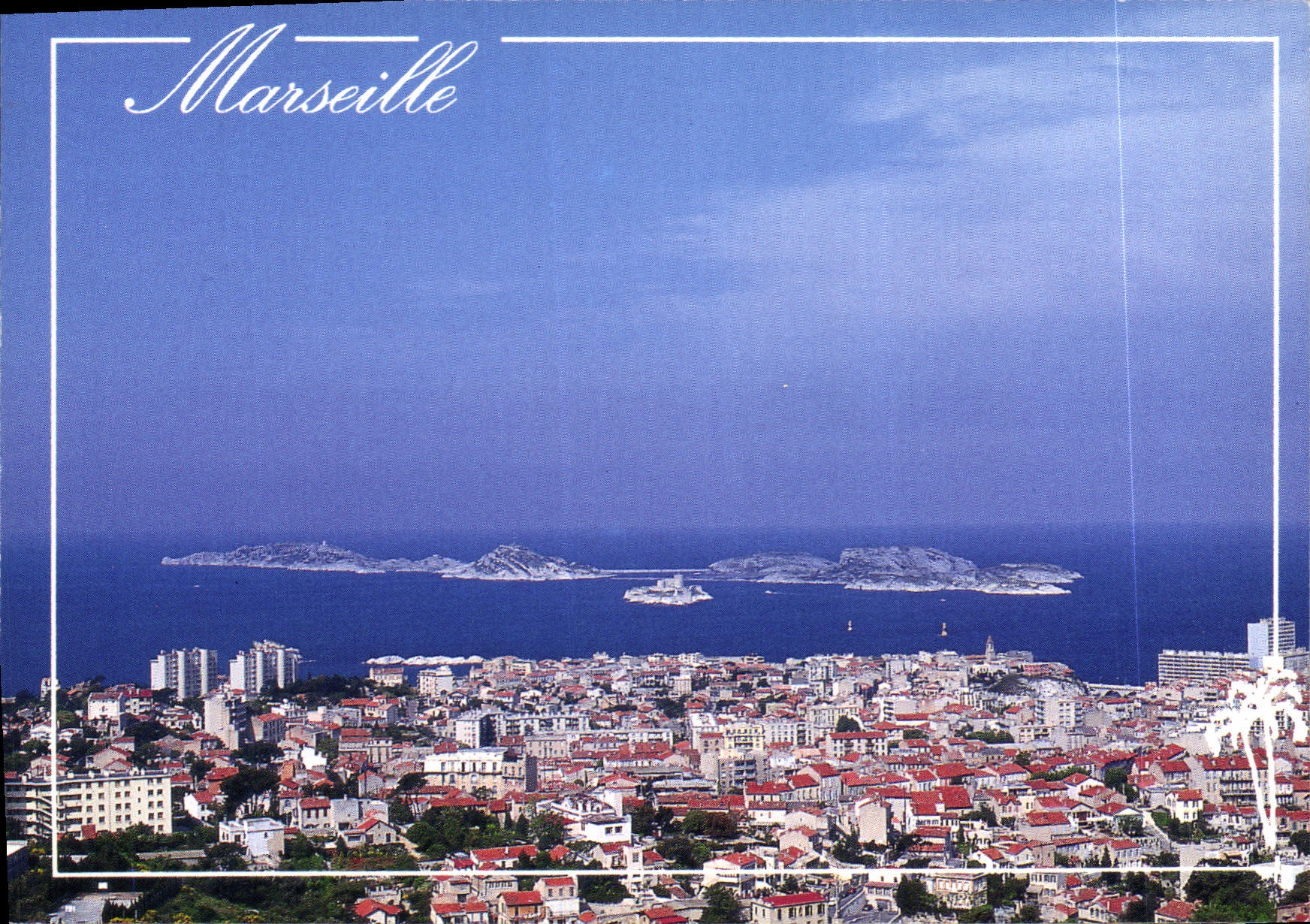CPM Marseille Le Chateau d'If et les iles du Frioul 