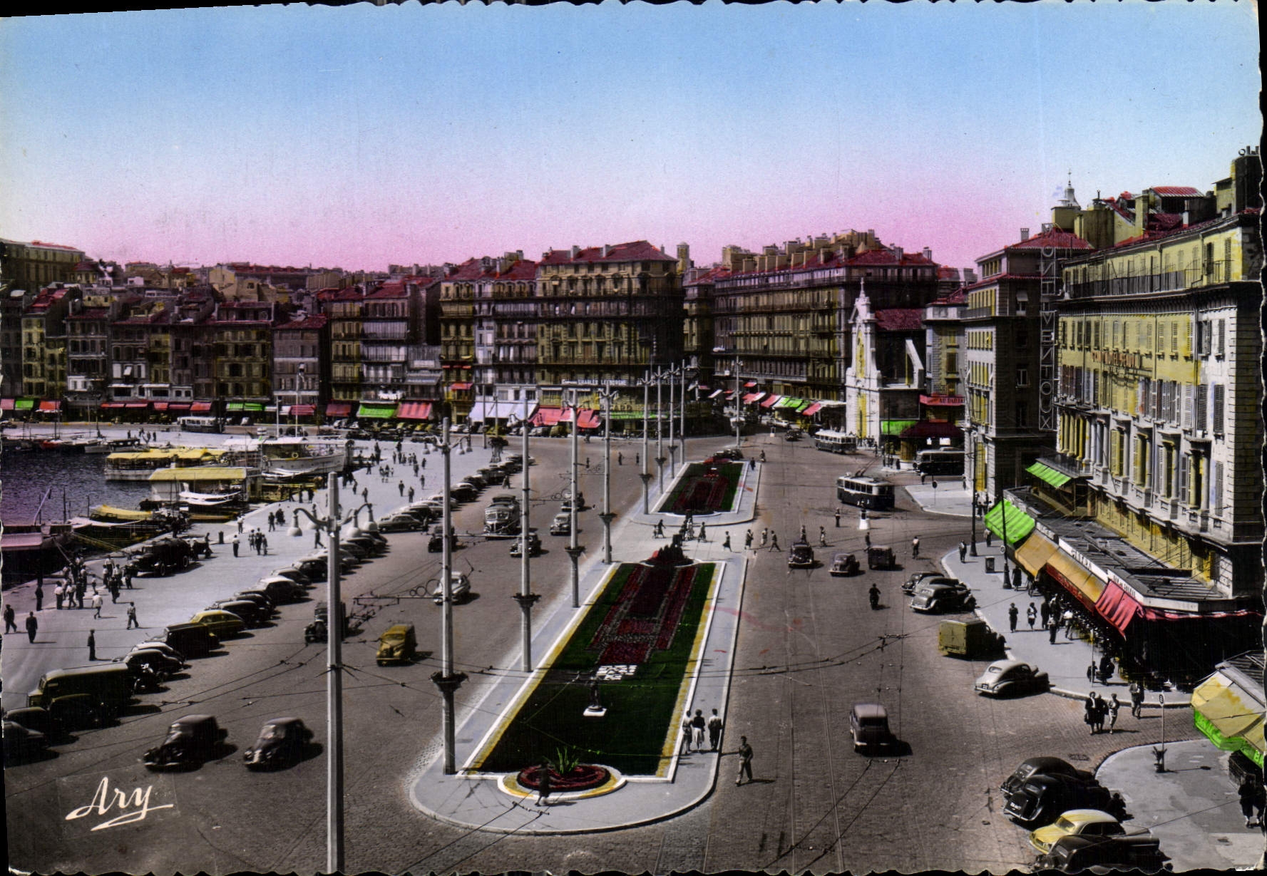 CPM Marseille Le Quai des Belges 