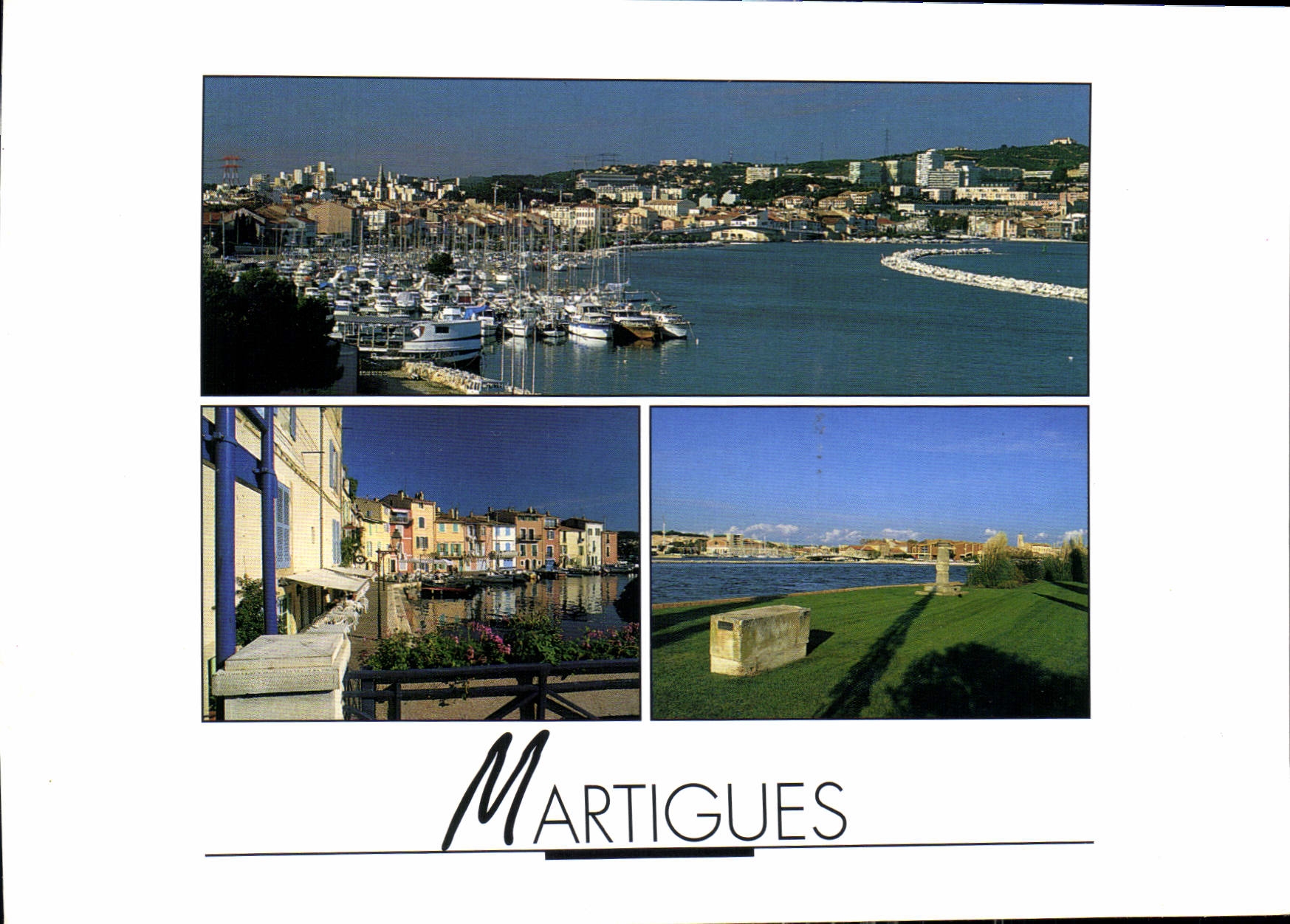 CPM Martigues Bouches du Rhone France la Venis Provencale vue generale le Miroir aux Oiseaux le Jard