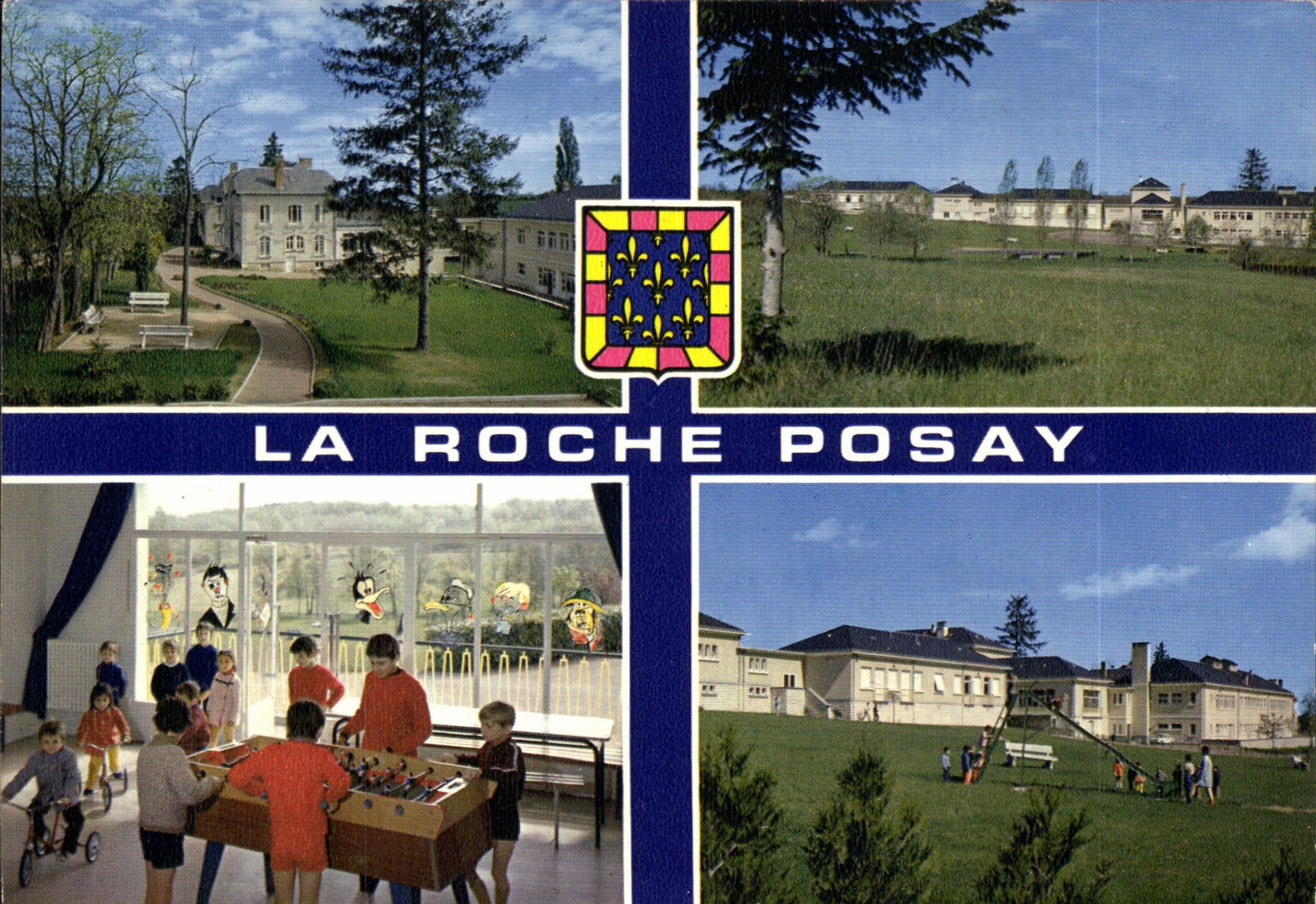 CPM La Roche Posay Vienne la Colline ensoleillee Baby Foot Football