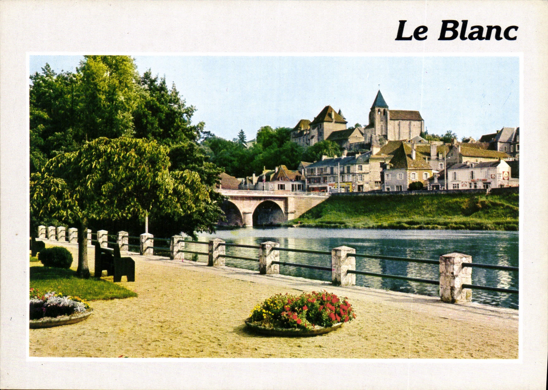 CPM Le Blanc Indre la Creuse 