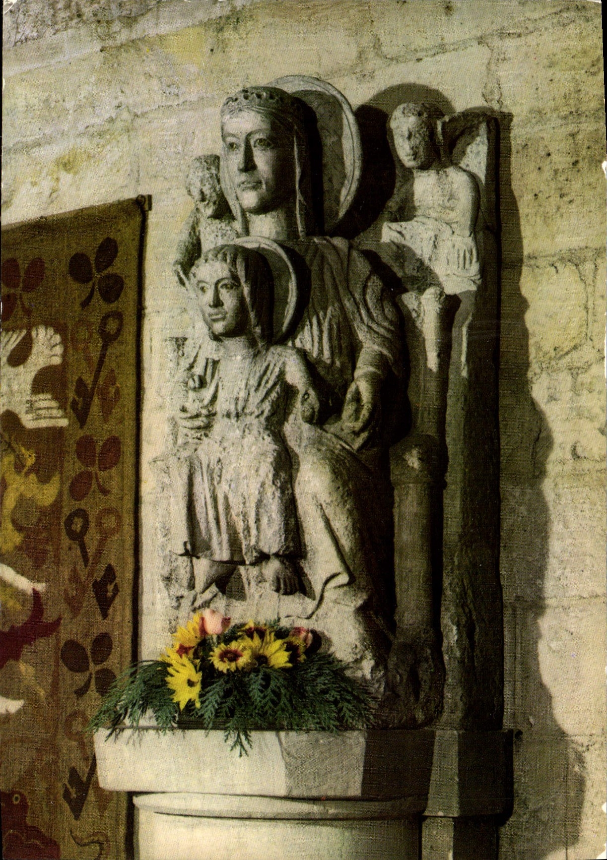 CPM Abbaye Notre Dame de Fontgombault Indre Notre Dame du Bien Mourir