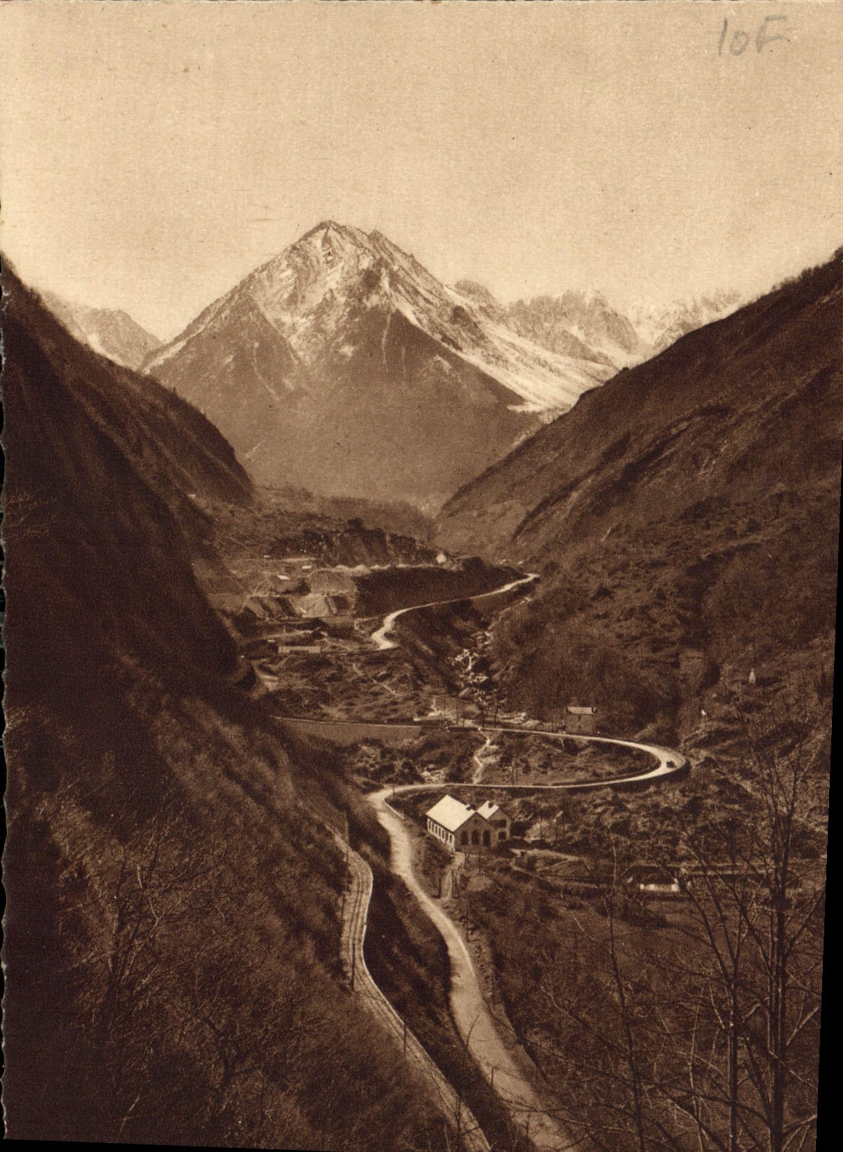 CPM Route de Pierrefitte a Cauterets le Colimacon 