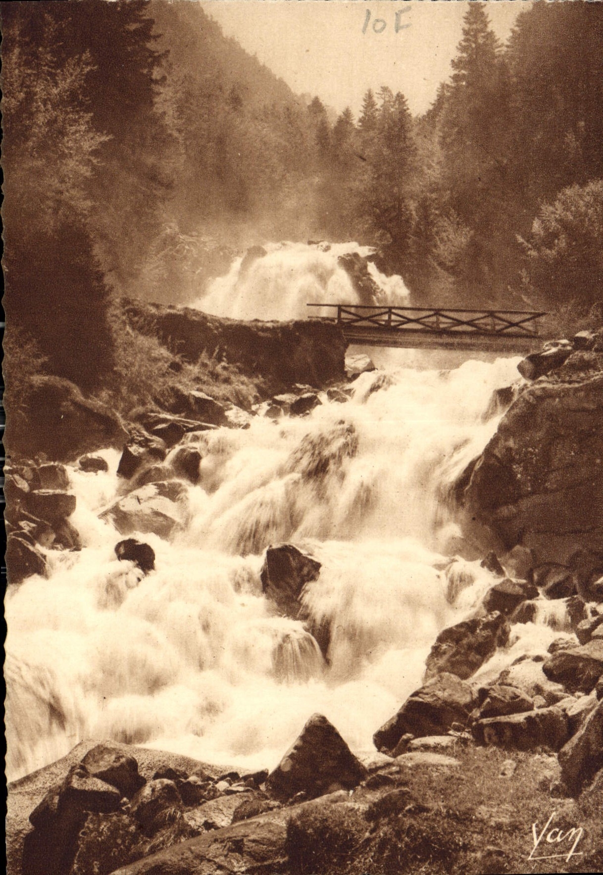 CPM Cauterets la Cascade de Lutour 