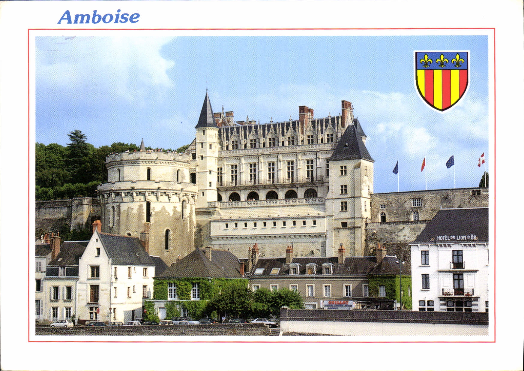 CPM Chateaux de la Loire Amboise I et L vue d'ensemble du Chateau 