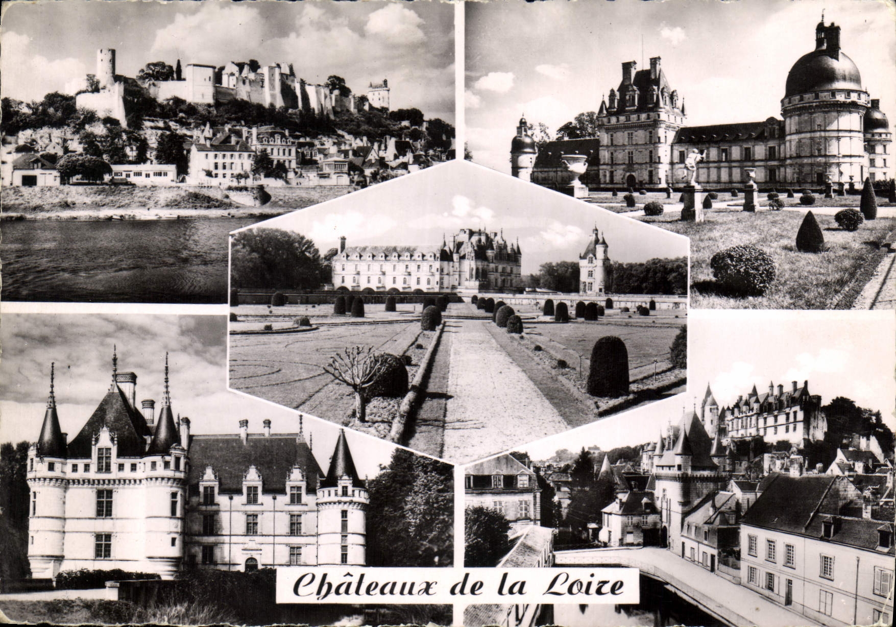 CPM Les Chateaux de la Loire Chenonceaux Azay le Rideau Loches 