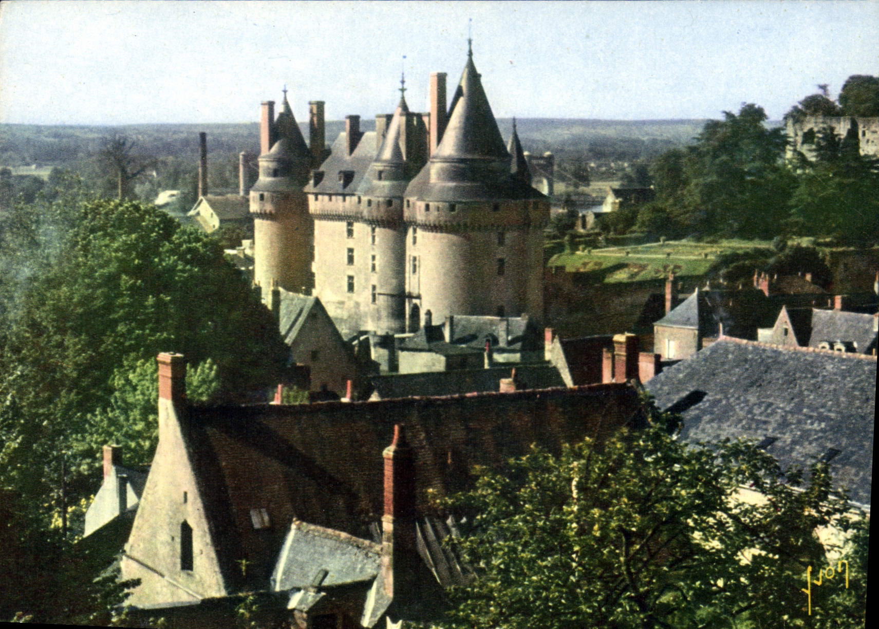CPM Val de Loire Chateau de Langeais Indre et Loire 