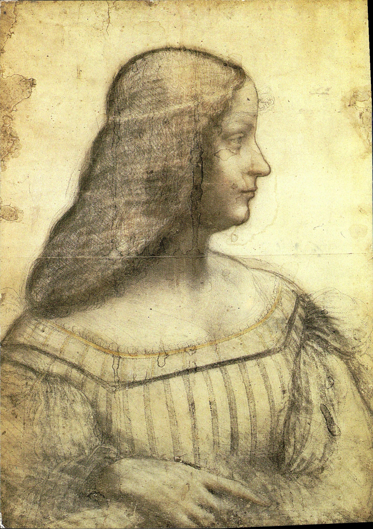 CPM Chateau du Clos Luce Amboise Indre et Loire Leonard de Vinci 1452 1519 Portrait d'Isabelle d'Est