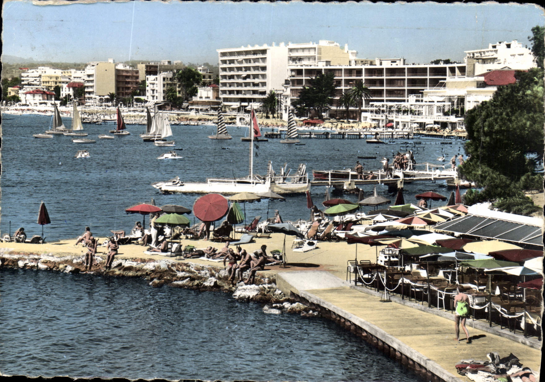 CPM Cote d'Azur Juan les Pins les Plages 