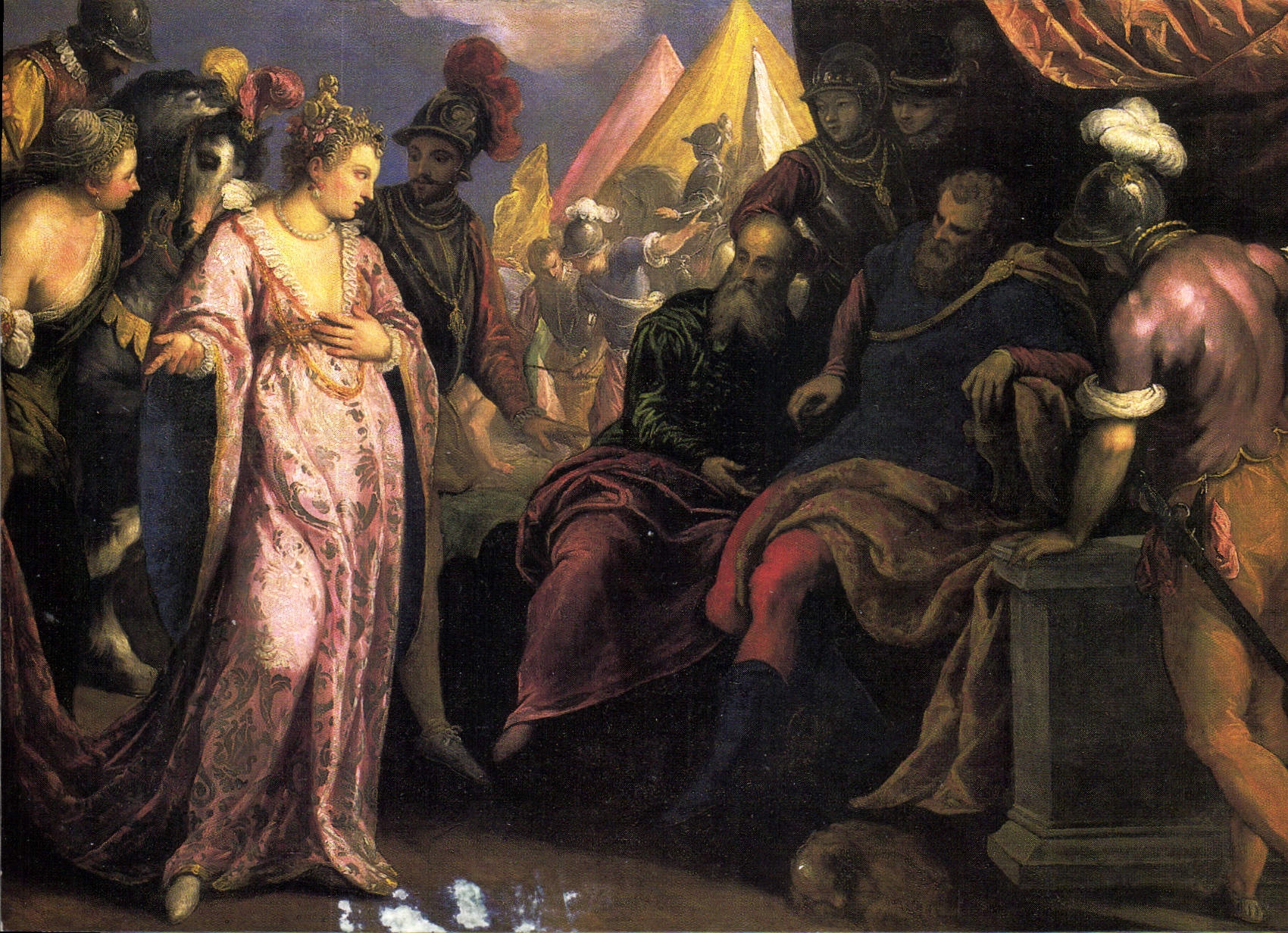 CPM Tours Indre et Loire Musee des Beaux Art Venise dernier quart du XVI siecle la Rencontre de Judi